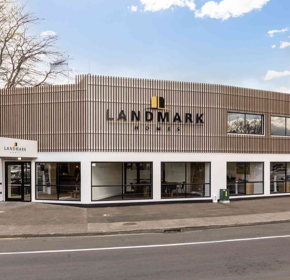 Commercial building exterior